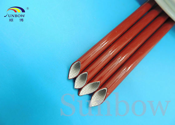 Китай Черным красным покрытый силиконом Слевинг электрической изоляции стеклоткани Слевинг поставщик