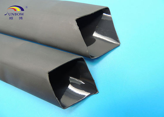 Китай Ratio 3:1 heavy wall polyolefin heat shrinable tube with / without adhesive size Ø10-Ø85mm for -45℃ - 125℃ temperature поставщик