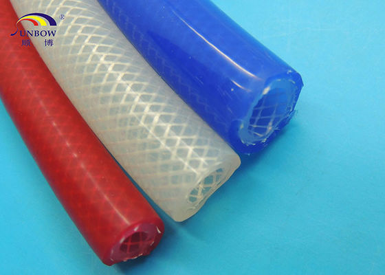 Китай Усиленная силиконом заплетенная втулка стеклоткани для теплозащиты еды и напитка поставщик
