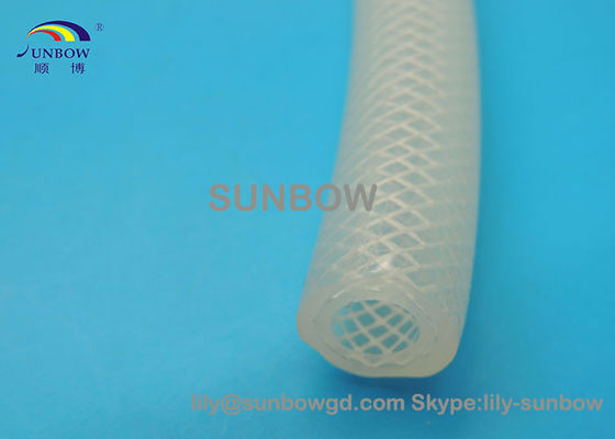 Китай SUNBOW 12MM Food Grade Extruded Fiber Reinforced Silicone Rubber Tubing поставщик