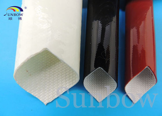 Китай Рукав силиконовой резины/пламя стеклоткани силикона Слевинг - ретардант 0.5мм | 30.0мм поставщик