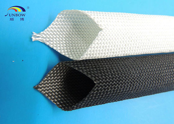 Китай стеклоткань Non-алкалиа заплетенная стеклотканью высокотемпературная Sleeving для предохранения от кабеля изоляции поставщик